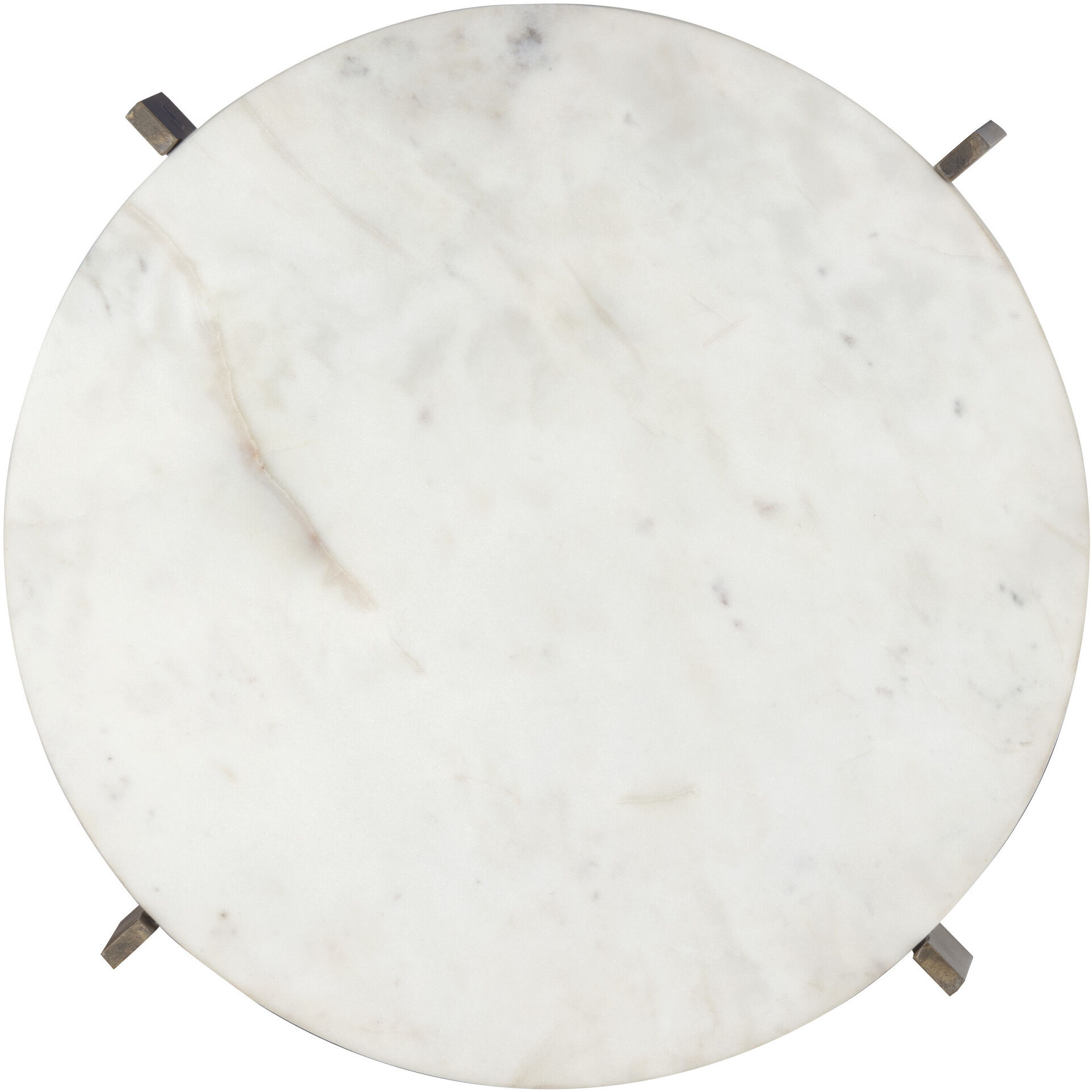 Anak 22 X 18 inch White End Table